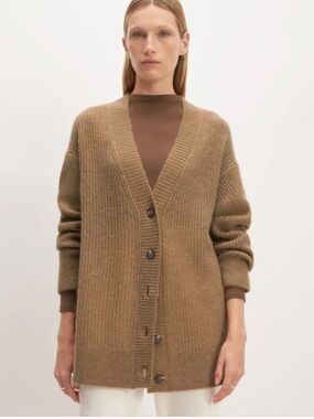Everlane wool boyfriend cardigan sweater XS